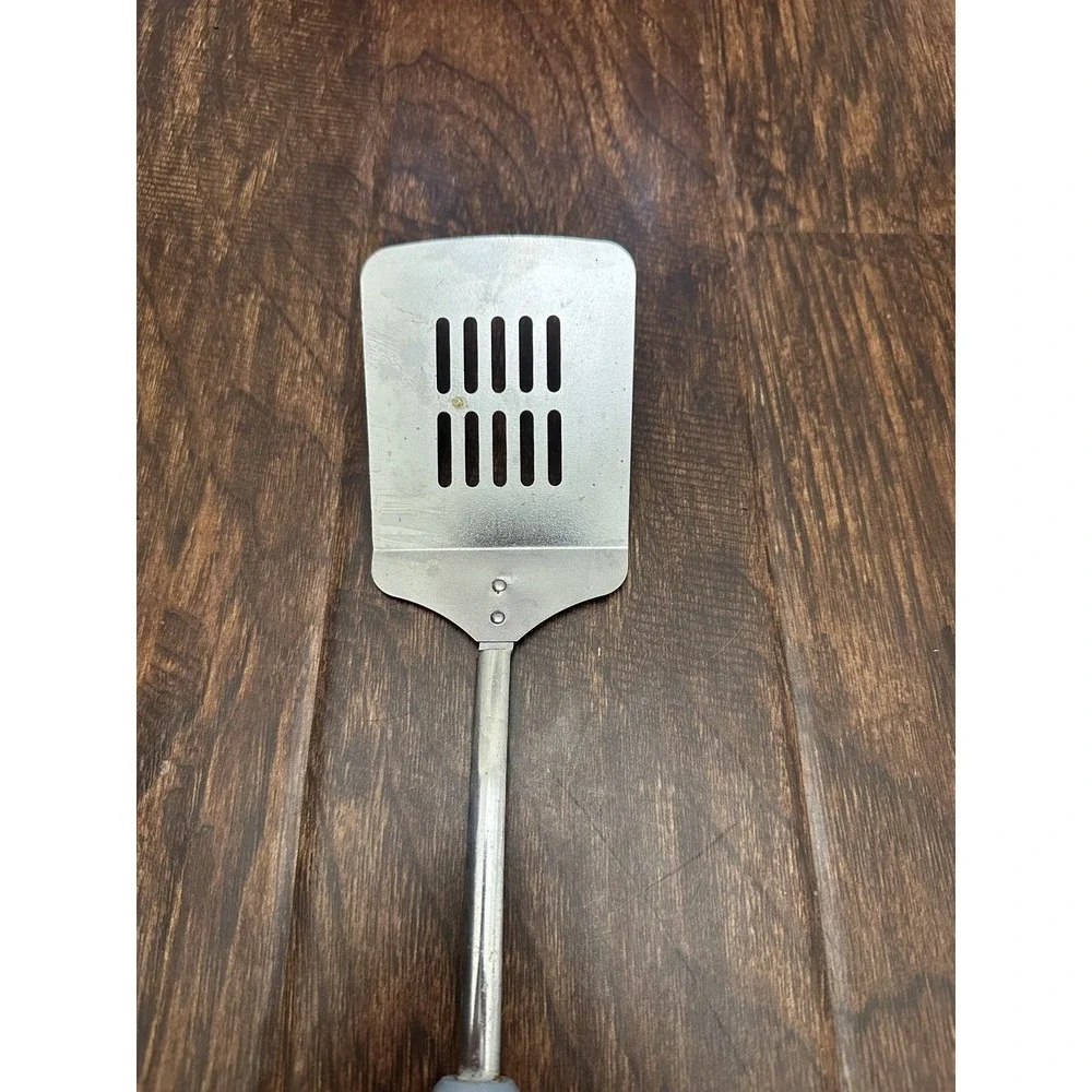 Vintage Blue‎ Handle Slotted Spatula